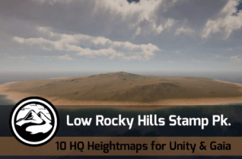 Low Rocky Hills – Stamp Pack – Free Download Low Rocky Hills – Stamp Pack – Free Download