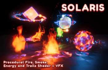 Solaris (Procedural Fire, Smoke, Energy and Trails Shader + VFX) – Free Download Solaris (Procedural Fire, Smoke, Energy and Trails Shader + VFX) – Free Download