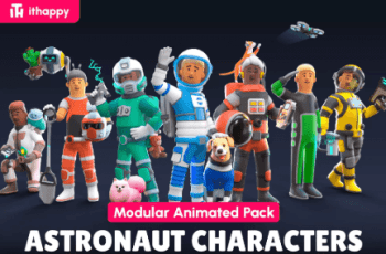 Astronaut Characters – Modular Animated Pack – Free Download Astronaut Characters – Modular Animated Pack – Free Download
