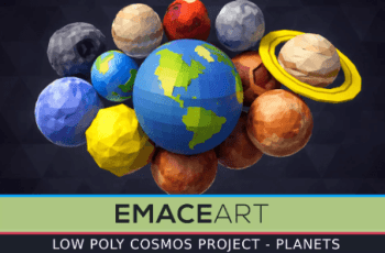 CosmoKit: Stylized Low Poly Planets – Free Download CosmoKit: Stylized Low Poly Planets – Free Download