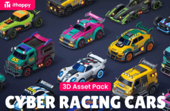 Modular Cyber Racing Cars – Low Poly 3D Models – Free Download Modular Cyber Racing Cars – Low Poly 3D Models – Free Download