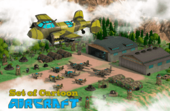 Set of Cartoon Aircraft – Free Download Set of Cartoon Aircraft – Free Download