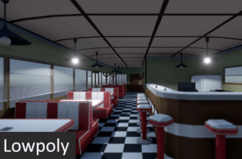 Lowpoly Modular Retro Diner Pack – Free Download Lowpoly Modular Retro Diner Pack – Free Download