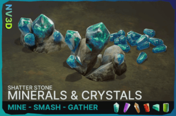 Shatter Stone: Minerals & Crystals Mining Resource Pack – Free Download Shatter Stone: Minerals & Crystals Mining Resource Pack – Free Download