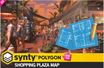 POLYGON – Shopping Plaza Map – Art by Synty – Free Download POLYGON – Shopping Plaza Map – Art by Synty – Free Download