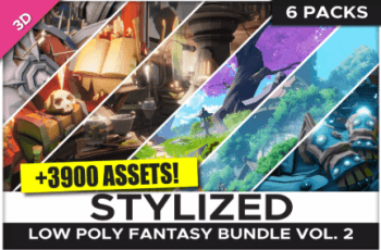 STYLIZED Low Poly Fantasy Bundle Vol 2 – Free Download STYLIZED Low Poly Fantasy Bundle Vol 2 – Free Download