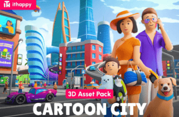 Cartoon City – Low Poly City 3D Models Pack – Free Download Cartoon City – Low Poly City 3D Models Pack – Free Download