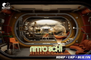 Retro Sci-Fi Research Cabin Environment – Free Download Retro Sci-Fi Research Cabin Environment – Free Download