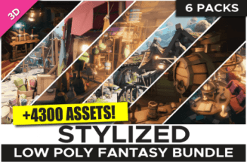 STYLIZED Low Poly Fantasy Bundle – Free Download STYLIZED Low Poly Fantasy Bundle – Free Download