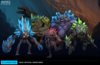 Stylized Cave Crystal Creatures Pack – Free Download Stylized Cave Crystal Creatures Pack – Free Download
