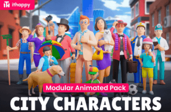 City Characters – Modular Animated Pack – Free Download City Characters – Modular Animated Pack – Free Download