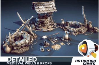 DETAILED – Medieval Wells & Props – Free Download DETAILED – Medieval Wells & Props – Free Download