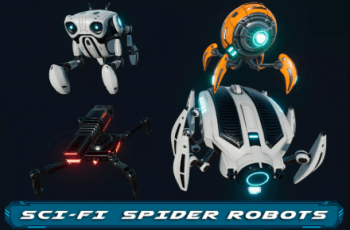 SciFi Spider Robots – Free Download SciFi Spider Robots – Free Download